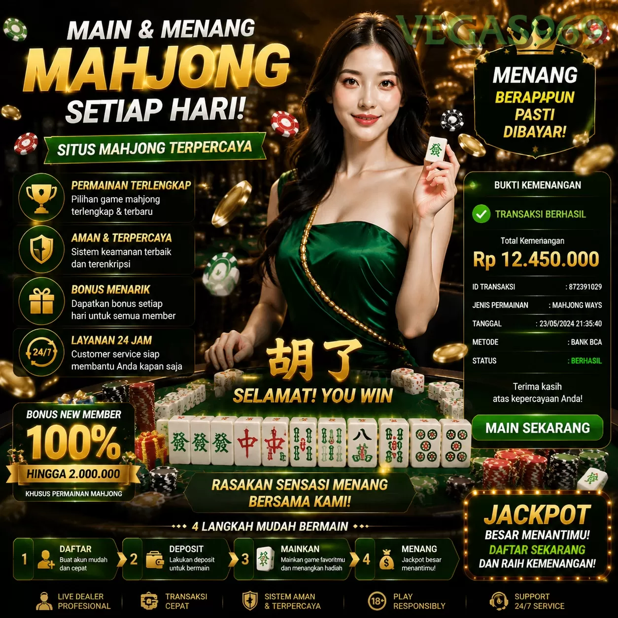 Berbagai Jenis Permainan yang Tersedia di vegas969